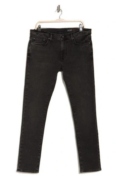 John Varvatos Wight Rock 'n' Rolla Skinny Jeans In Carbon Grey