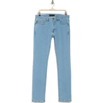 John Varvatos Wight Skinny Straight Leg Jeans In Blue Mist