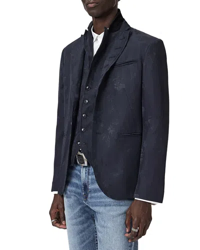 John Varvatos Woodward Jacket In Blue