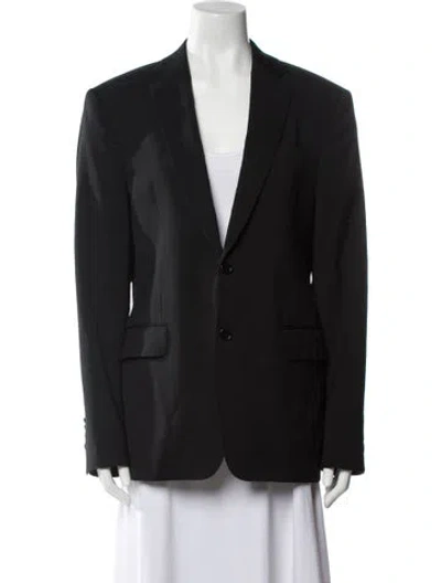 Pre-owned John Varvatos Wool Blazer In Black