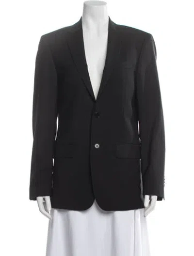 Pre-owned John Varvatos Wool Blazer In Black
