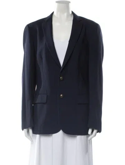 Pre-owned John Varvatos Wool Blazer In Blue