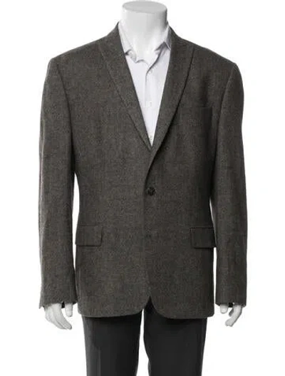 Pre-owned John Varvatos Wool Blazer In Gray
