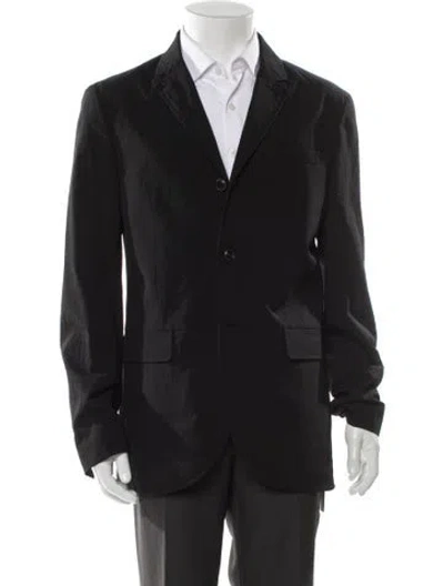 Pre-owned John Varvatos Wool Blazer W/ Tags In Black