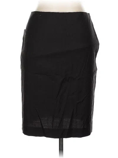 John Varvatos Wool Skirt In Black