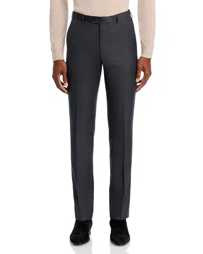 John Varvatos Wool Slim Fit Suit Pants In Charcoal