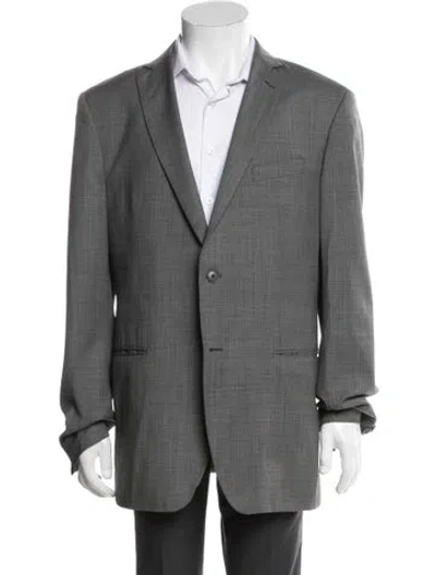 Pre-owned John Varvatos Wool Two-piece Blazer In Gray