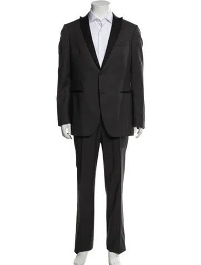 Pre-owned John Varvatos Wool Two-piece Blazer W/ Tags In Gray