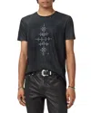 John Varvatos Wrought Iron Organic Cotton Graphic T-shirt In Black