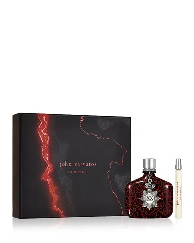 John Varvatos Xx Intense Eau De Parfum Gift Set ($180 Value) In Transparent