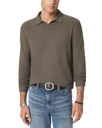 John Varvatos Zack Johnny Polo Shirt In Gold