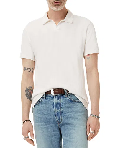 JOHN VARVATOS ZION OPEN COLLAR POLO SHIRT