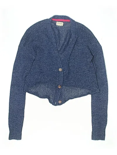 Pre-owned Johnnie B Kids' Cardigan Sweater In Blue