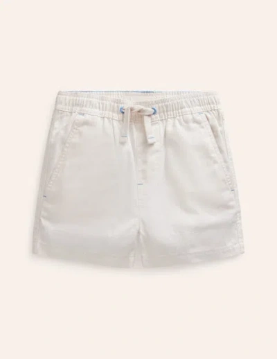 Johnnie B Kids' Pull-on Dock Short White Boys Boden