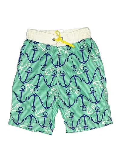 Pre-owned Johnnie B Kids' Rash Guard In Green