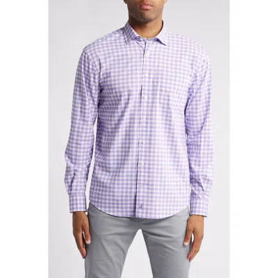 Johnnie-o Allworth Prep-formance Check Button-up Shirt In Cascade
