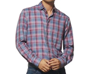 Johnnie-o Andes Button Up Shirt In Bandana In Purple