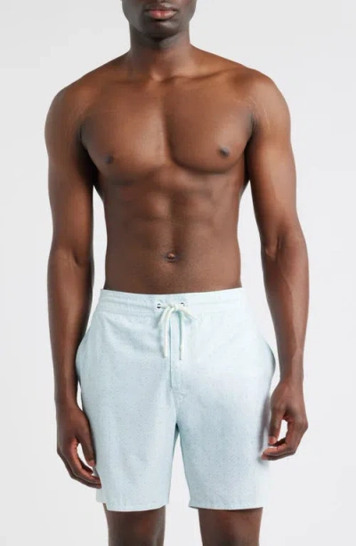 Johnnie-o Anemone Swim Trunks In Blue