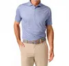 Johnnie-o Areca Performance Polo In Verbana In Blue