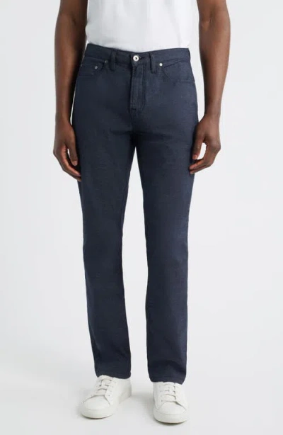 Johnnie-o Atlas Garment Dye Stretch Chinos In Blue