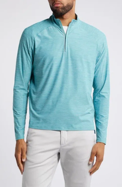 Johnnie-o Baird Stretch Pullover In Green Grass
