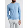 Johnnie-o Basin Long Sleeve Performance T-shirt In Tide