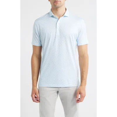 Johnnie-o Beach Break Performance Jersey Polo In Blue