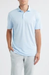 Johnnie-o Beau Stripe Performance Polo In Brown