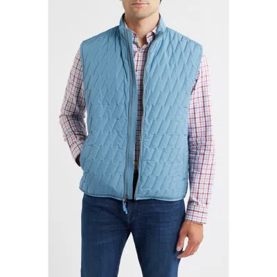 Johnnie-o Belfry Quilted Vest In Black