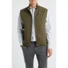 Johnnie-o Belfry Quilted Vest In Brown