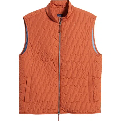 Johnnie-o Belfry Quilted Vest In Harvest