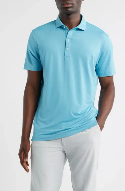 Johnnie-o Birdie Classic Fit Performance Polo In Blue