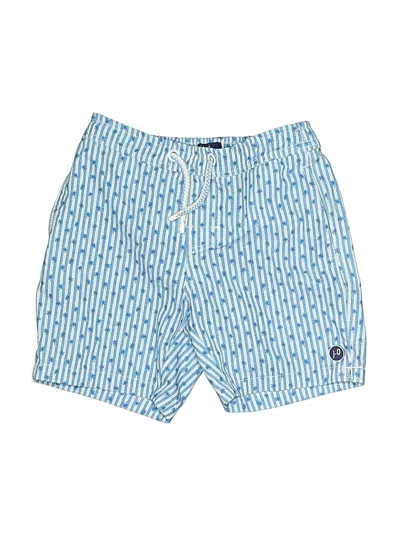 Pre-owned Johnnie-o Kids' Board Shorts In Blue