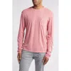 Johnnie-o Brennan 2.0 Long Sleeve Pocket T-shirt In Bandana