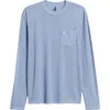 Johnnie-o Brennan 2.0 Long Sleeve Pocket T-shirt In Navy