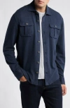 JOHNNIE-O JOHNNIE-O BRIGGS KNIT FLANNEL BUTTON-UP SHIRT