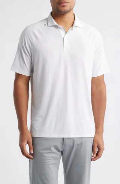 Johnnie-o Callan Performance Polo In White
