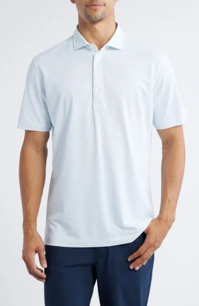 Johnnie-o Cason Dot Print Prep-formance Golf Polo In Majorca