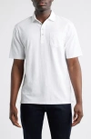 Johnnie-o Coastal Wash Original Pocket Polo In White