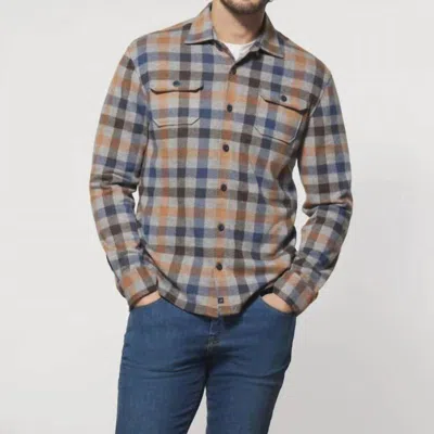 Johnnie-o Coggins Stretch Flannel Lodge Shirt In Multi