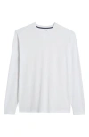 Johnnie-o Course Long Sleeve Performance T-shirt In White