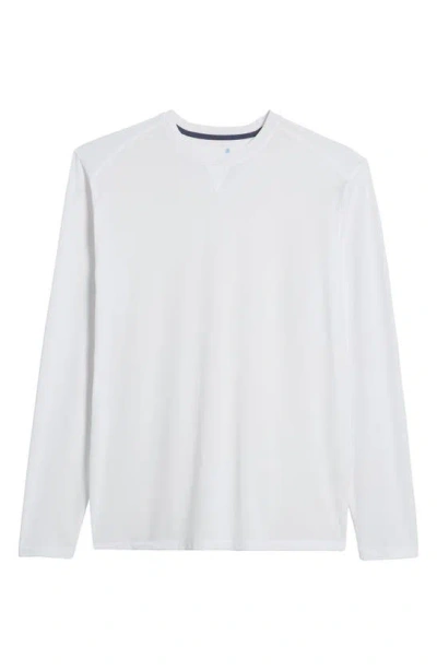 Johnnie-o Course Long Sleeve Performance T-shirt In White