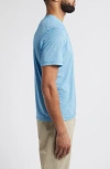 Johnnie-o Course Performance T-shirt In Barrels Blue