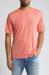 Johnnie-o Dale 2.0 Pocket T-shirt In Fiesta