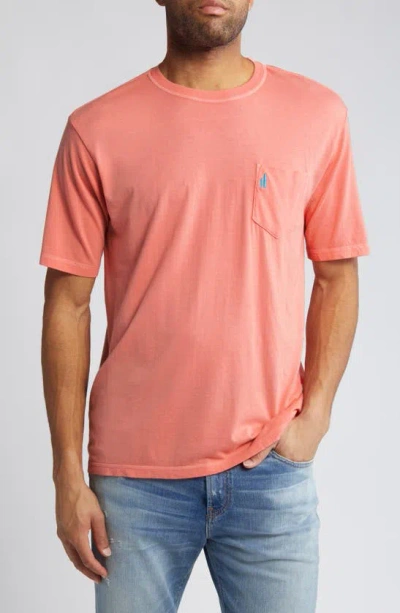 Johnnie-o Dale 2.0 Pocket T-shirt In Fiesta