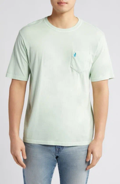 Johnnie-o Dale 2.0 Pocket T-shirt In Pistachio