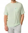 Johnnie-o Dale 2.0 Pocket T-shirt In Pistachio In Green