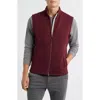 Johnnie-o Denalis Vest In Burgundy