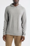 Johnnie-o Drayton Merino Wool Blend Hoodie In Gray
