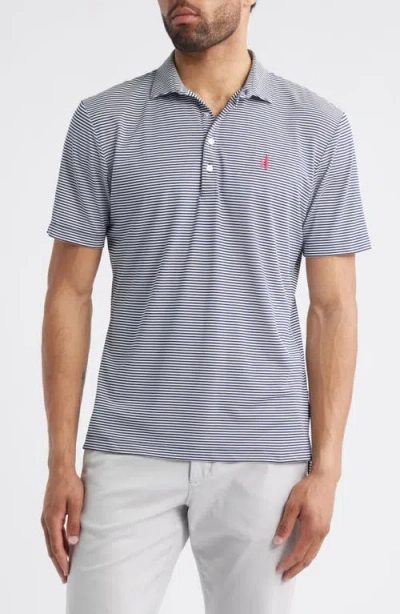Johnnie-o Dru Stripe Performance Polo